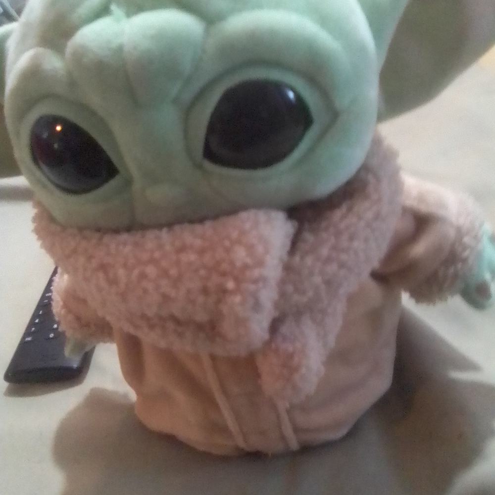 Disney Green and Tan Stuffed Animal